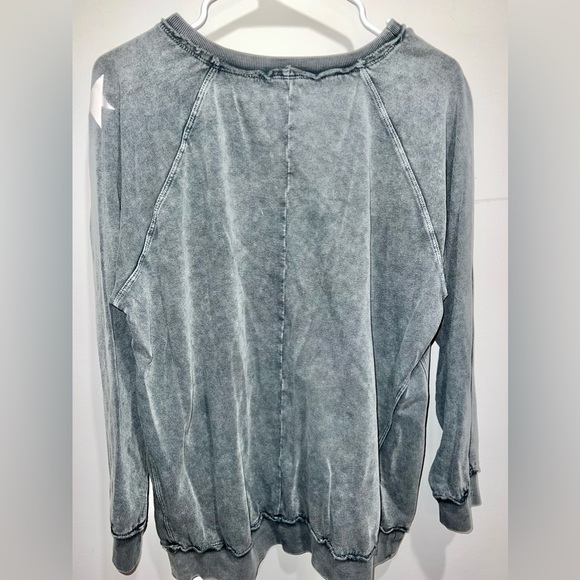 Gray/Blue Sweatshirt - Picture 2 of 3